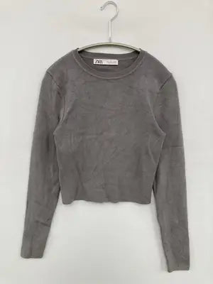 ZARA/ザラ/その他トップス/トップス/グレー/L