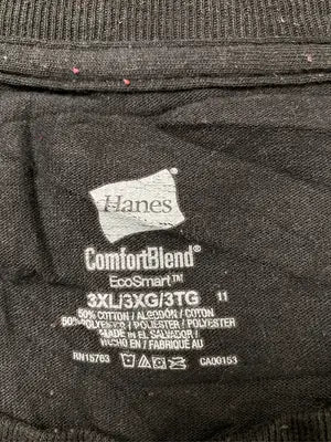 Hanes/ヘインズ/Tシャツ/カットソー/トップス/ブラック/3XL