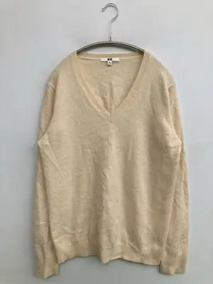 UNIQLO/ユニクロ/ニット/セーター/トップス/アイボリー/XL