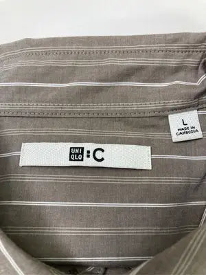UNIQLO:C/ユニクロシー/シャツ/ブラウス/トップス/ブラウン/L