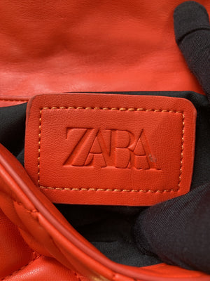 ZARA/ザラ/ハンドバッグ/バッグ/レッド