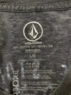 VOLCOM/ボルコム/Tシャツ/カットソー/トップス/ブラック/L