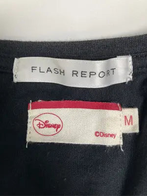 FLASH REPORT/フラッシュリポート/Tシャツ/カットソー/トップス/ブラック/M