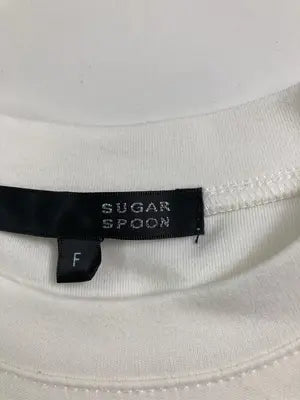 SUGAR SPOON/シュガースプーン/Tシャツ/カットソー/トップス/アイボリー/F