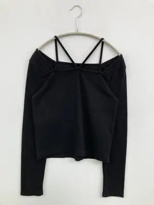 gleam/グリーム/Tシャツ/カットソー/トップス/ブラック/F