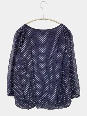 NATURAL BEAUTY BASIC/ナチュラルビューティーベーシック/シャツ/ブラウス/トップス/ネイビー/M