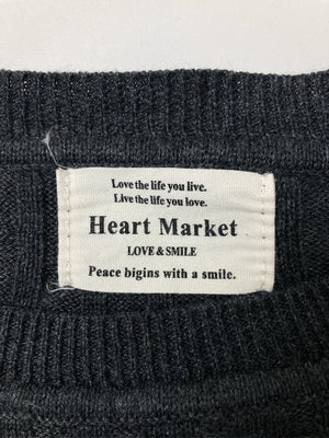 HEART MARKET/ハートマーケット/ニット/セーター/トップス/ブラック/M