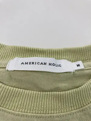AMERICAN HOLIC/アメリカンホリック/Tシャツ/カットソー/トップス/ライトグリーン/M