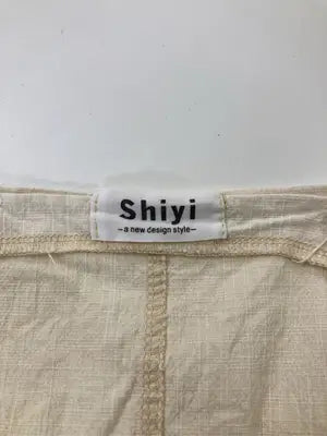 shiyi/ジャンパースカート/ワンピース/ドレス/アイボリー
