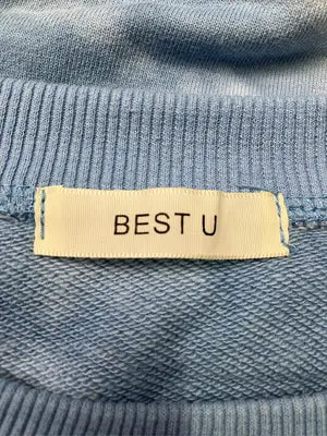 BEST U/スウェット/トップス/ブルー