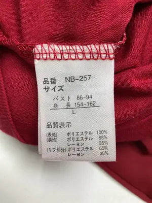 Tシャツ/カットソー/トップス/レッド/L    バスト86～94   身長154～162