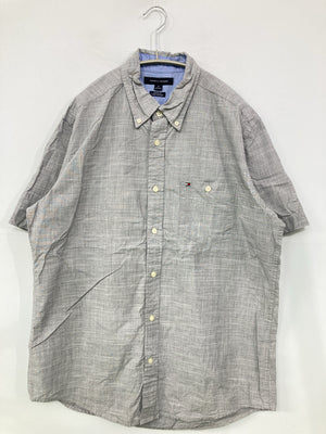 TOMMY HILFIGER/トミーヒルフィガー/シャツ/ブラウス/トップス/グレー/M