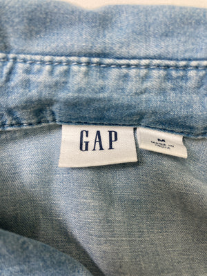 GAP/ギャップ/シャツワンピース/ワンピース/ドレス/スカイブルー/M