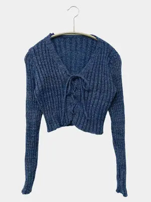 nemne/ネンネ/カーディガン/ボレロ/トップス/ブルー/F