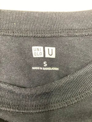 UNIQLO U/ユニクロユー/Tシャツ/カットソー/トップス/ブラック/S