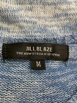 JILL BLAZE/ニット/セーター/トップス/ブルー/M