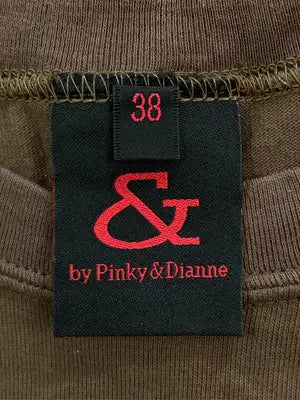 Pinky&Dianne/ピンキーアンドダイアン/Tシャツ/カットソー/トップス/ブラウン/38