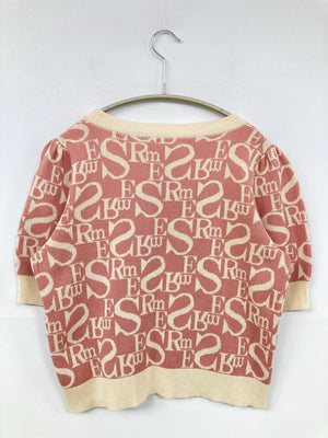 ems excite/エムズエキサイト/ニット/セーター/トップス/ピンク/F