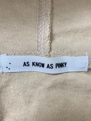 AS KNOW AS PINKY/アズノゥアズピンキー/パーカー/トップス/ベージュ/*