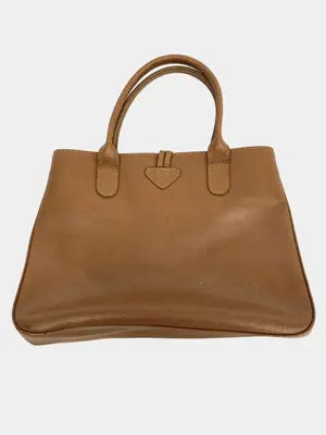 LONGCHAMP/ハンドバッグ/バッグ/ブラウン