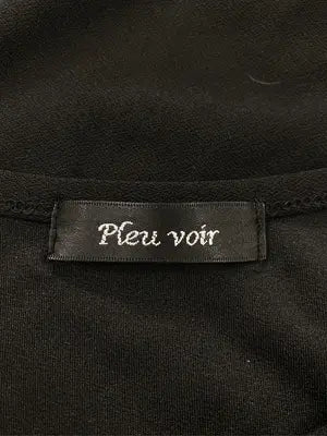 pleuvoir/Tシャツ/カットソー/トップス/ブラック/LL