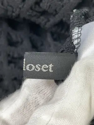 w closet/ダブルクローゼット/シャツ/ブラウス/トップス/ブラック/F