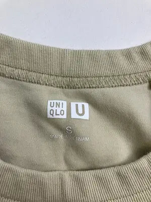 UNIQLO/ユニクロ/Tシャツ/カットソー/トップス/ベージュ/S