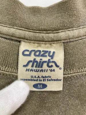 crazy shirts/クレイジーシャツ/Tシャツ/カットソー/トップス/ブラウン/M