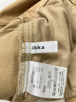 ikka/イッカ/チノパンツ/パンツ/ブラウン/L  ウエスト69～77