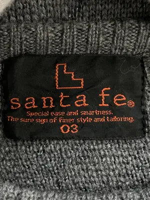 santa fe/サンタフェ/ニット/セーター/トップス/グレー/03