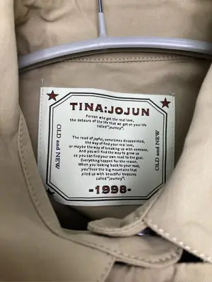 TINA:JOJUN/ティーナジョジュン/シャツ/ブラウス/トップス/ベージュ/M
