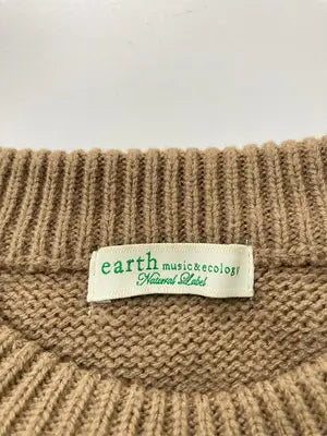 earth/アース/ニット/セーター/トップス/ブラウン/F