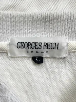georges rech/ジョルジュレッシュ/ポロシャツ/トップス/ホワイト/L