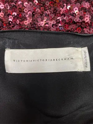 VICTORIAVICTORIABECKHAM/ジャンパースカート/ワンピース/ドレス/レッド/UK8/US4/F36