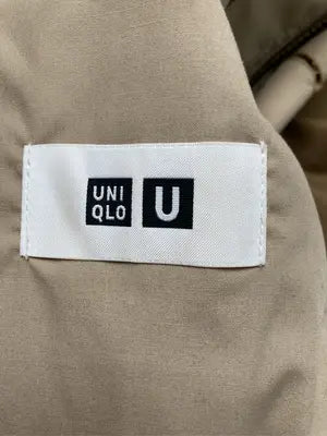 UNIQLO U/ユニクロユー/ノーカラーコート/ジャケット/アウター/ブラウン/XS