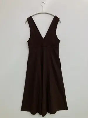 UNIQLO/ユニクロ/ジャンパースカート/ワンピース/ドレス/ブラウン/S