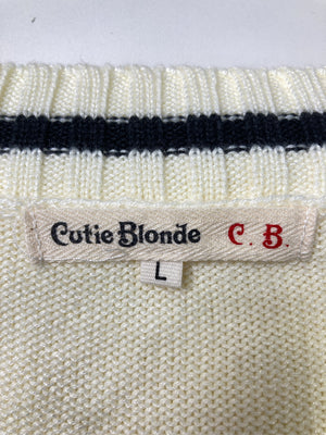 Cutie Blonde/キューティーブロンド/ベスト/トップス/アイボリー/L