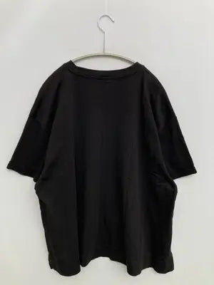 Tシャツ/カットソー/トップス/ブラック/LL