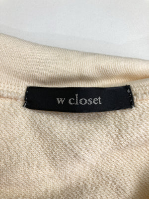 w closet/ダブルクローゼット/パーカー/トップス/アイボリー/F