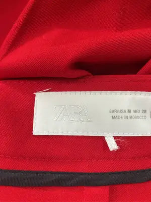 ZARA/ザラ/スラックス/パンツ/レッド/USA M