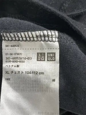 UNIQLO/ユニクロ/Tシャツ/カットソー/トップス/ブラック/XL