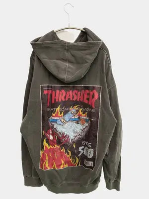 THRASHER/スラッシャー/パーカー/トップス/グレー/M