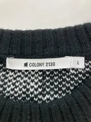COLONY 2139/コロニートゥーワンスリーナイン/ニット/セーター/トップス/ブラック/L