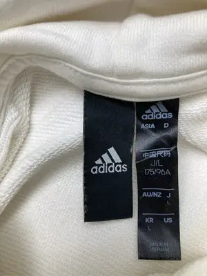 adidas/アディダス/パーカー/トップス/ホワイト/L