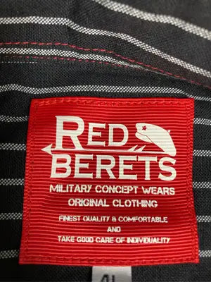 RED BERETS/シャツ/ブラウス/トップス/ブラック/4L