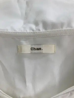 cham/チャム/シャツワンピース/ワンピース/ドレス/ホワイト