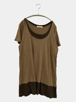 rem closet/Tシャツ/カットソー/トップス/ブラウン