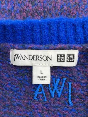 UNIQLO JW Anderson/ユニクロジェイダブリューアンダーソン/ニット/セーター/トップス/パープル/L