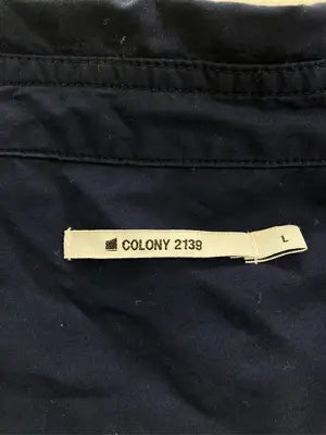 COLONY 2139/コロニートゥーワンスリーナイン/シャツ/ブラウス/トップス/ネイビー/L