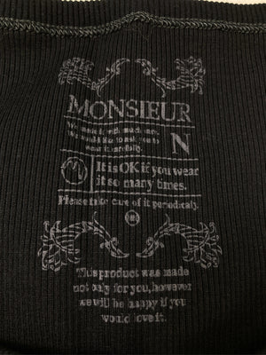 MONSIEUR/タンクトップ/トップス/ブラック/46